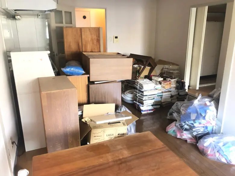 東京都杉並区お引越しに伴う不用品回収前